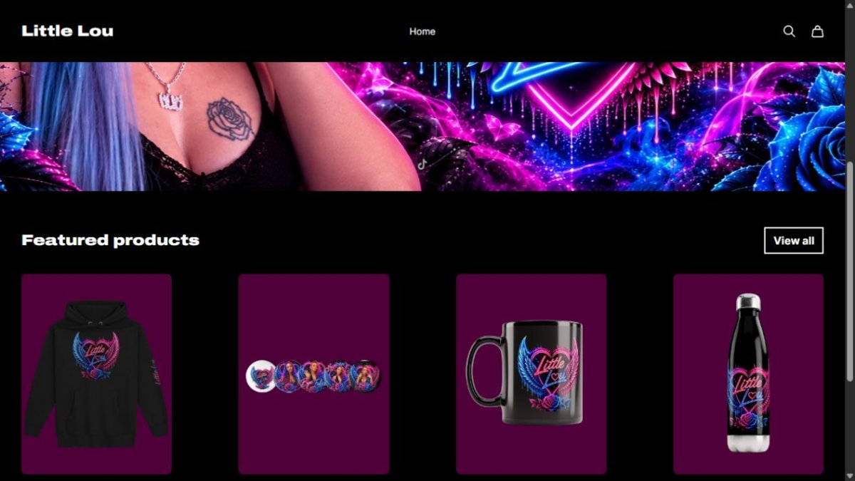 Little Lou website or design